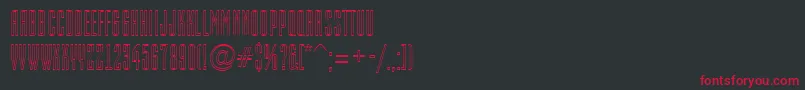 AEmpirialotl Font – Red Fonts on Black Background