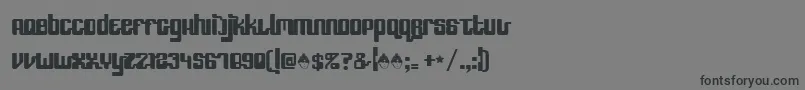 Speedfreek Font – Black Fonts on Gray Background