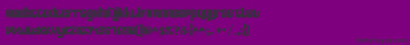 Speedfreek Font – Black Fonts on Purple Background