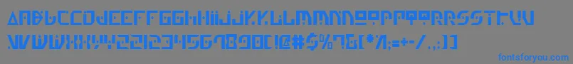 Genv2c Font – Blue Fonts on Gray Background
