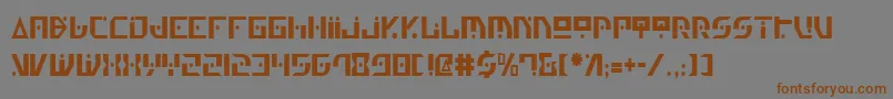 Genv2c Font – Brown Fonts on Gray Background