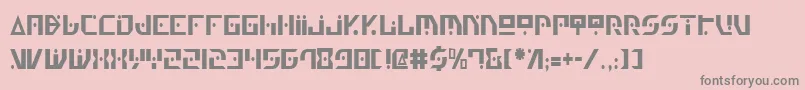 Genv2c Font – Gray Fonts on Pink Background