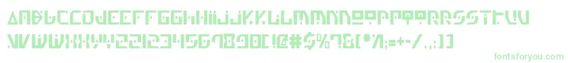 Genv2c Font – Green Fonts on White Background