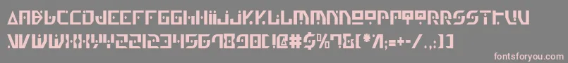 Genv2c Font – Pink Fonts on Gray Background