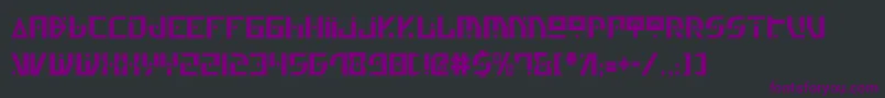 Genv2c Font – Purple Fonts on Black Background
