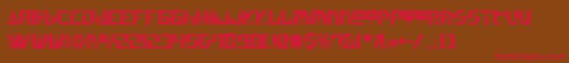 Genv2c Font – Red Fonts on Brown Background