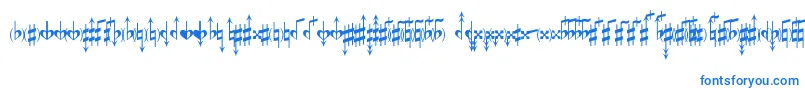MicroAccidentalsMpBased Font – Blue Fonts