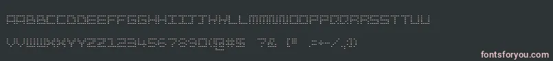 Fonte Snapix – fontes rosa em um fundo preto