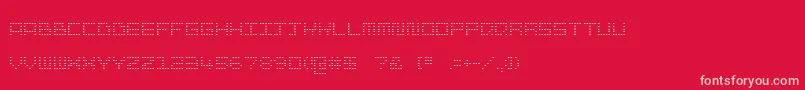 Snapix-fontti – vaaleanpunaiset fontit punaisella taustalla