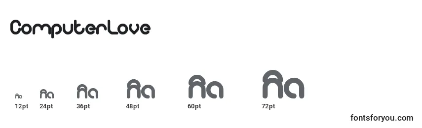 ComputerLove Font Sizes