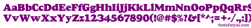 Goudyheap Font – Purple Fonts on White Background