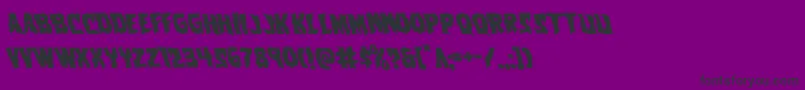 Vorvolakaleft Font – Black Fonts on Purple Background