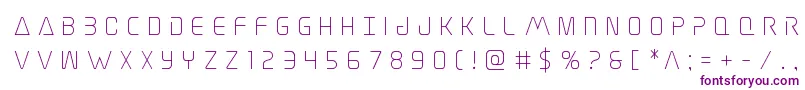 Elitedangertitle-fontti – violetit fontit