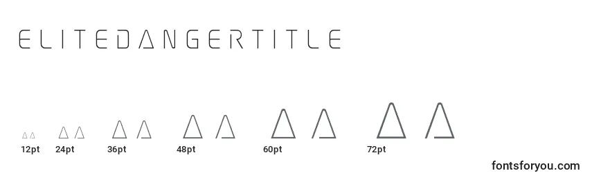Elitedangertitle Font Sizes