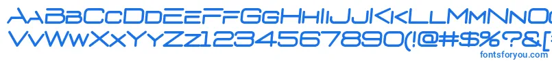 Шрифт D3euronismI – синие шрифты