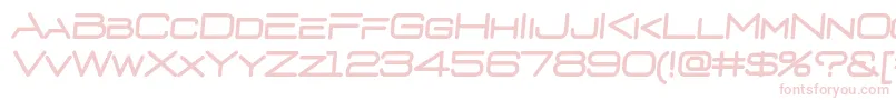 D3euronismI Font – Pink Fonts on White Background