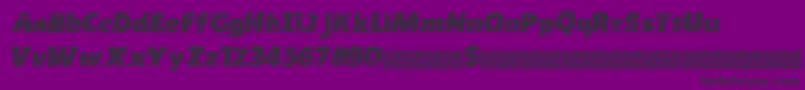 Byteshades Font – Black Fonts on Purple Background