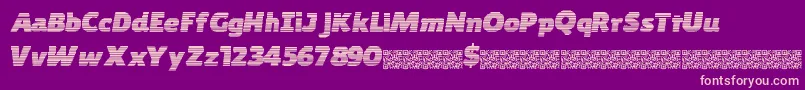 Byteshades Font – Pink Fonts on Purple Background