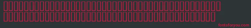 BarnettDevice Font – Red Fonts on Black Background