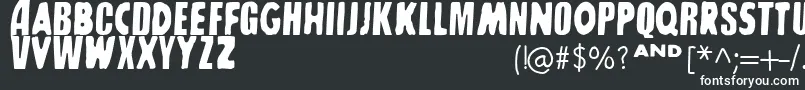 SharkboyLavagirl Font – White Fonts on Black Background