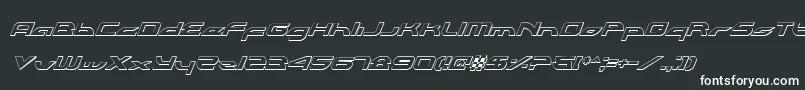 Alexlcoi Font – White Fonts on Black Background