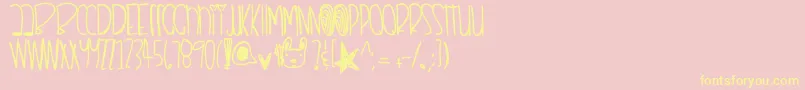 Remixthisdopeshit Font – Yellow Fonts on Pink Background