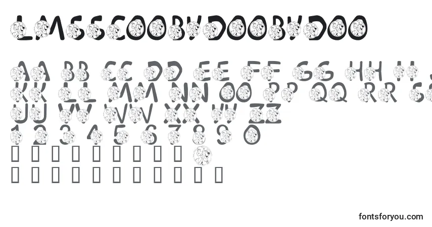 Шрифт LmsScoobyDoobyDoo – алфавит, цифры, специальные символы