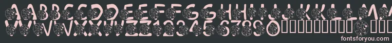 LmsScoobyDoobyDoo Font – Pink Fonts on Black Background