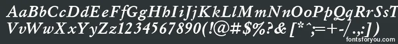 MyslBolditalicCyrillic Font – White Fonts