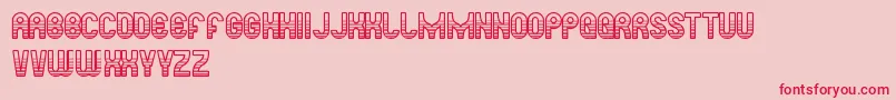 ReadySteadyGo Font – Red Fonts on Pink Background