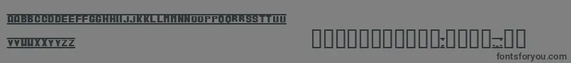 Verubl Font – Black Fonts on Gray Background