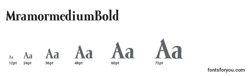 MramormediumBold Font Sizes