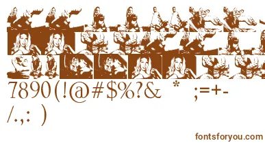 KarynaFont font – Brown Fonts
