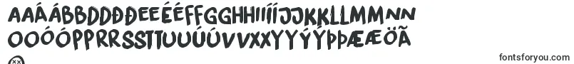 Шрифт DkLiquidEmbrace – исландские шрифты