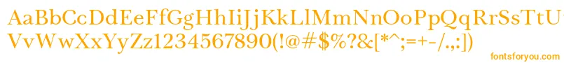 TrystRegular-Schriftart – Orangefarbene Schriften