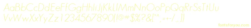 BouganSsiItalic Font – Yellow Fonts