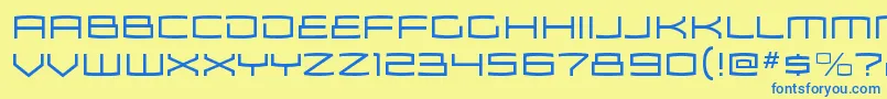 En savoir plus sur la police ZosmaltRegular Police ZosmaltRegular – polices bleues sur fond jaune