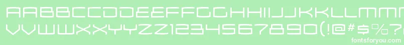 ZosmaltRegular Font – White Fonts on Green Background