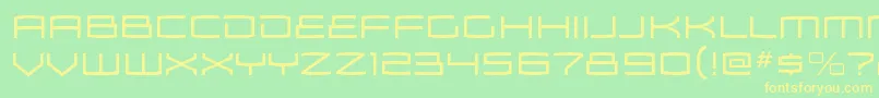 Lisätietoja ZosmaltRegular-fontista ZosmaltRegular-fontti – keltaiset fontit vihreällä taustalla