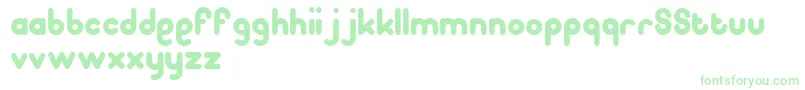 Pooplatter Font – Green Fonts on White Background