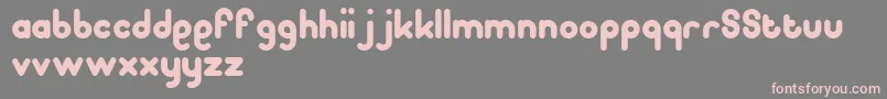 Pooplatter Font – Pink Fonts on Gray Background