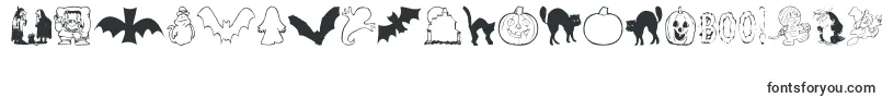 AezHalloweenDingbats Font – Halloween Fonts