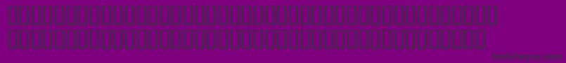Шрифт Techniclite – чёрные шрифты на фиолетовом фоне