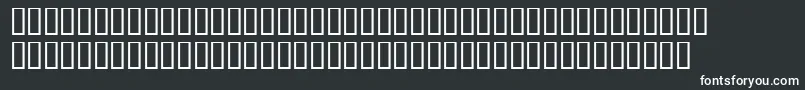 Шрифт Techniclite – белые шрифты на чёрном фоне