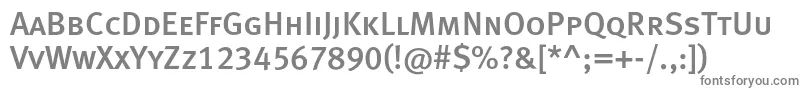 Metamediumcapslfc Font – Gray Fonts on White Background