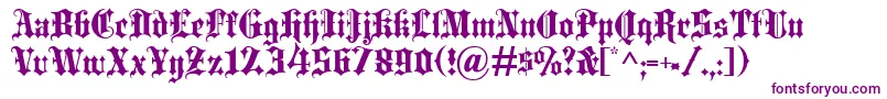 Blackletter Font – Purple Fonts