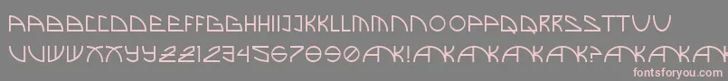 BrandNew Font – Pink Fonts on Gray Background