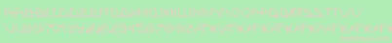 BrandNew Font – Pink Fonts on Green Background