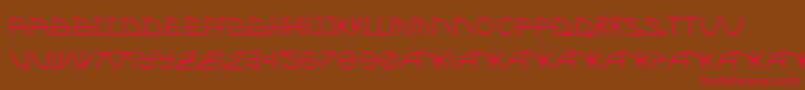 BrandNew Font – Red Fonts on Brown Background