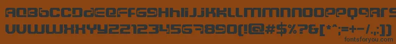 Dscosmosc-fontti – mustat fontit ruskealla taustalla